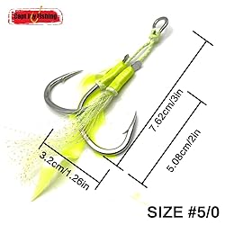 Capt Jay Fishing Assist Hooks Jigging Slow Fast