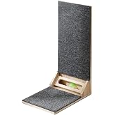 SHENGOCASE 24" Tall L-Shape Cat Carpet Scratcher Cat Scratching Post, Sofa Couch Protector Replaceable Scratching Pad Mat Sisal