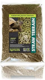 Komodo Straw Terrain Substrates Reptiles Bedding 12 Litre