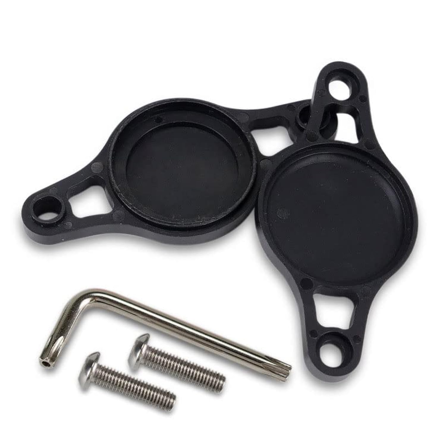 zalati AirTag Bike Mount GPS Tracker Holder Protective Case with Safety Anti-theft Screws Allen Key for Hidden Under Bicycle Bottle Cage