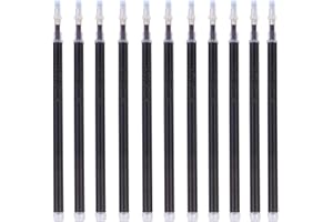 CORHAD 100pcs Heat Erasable Fabric Marking Pens, Black Thick Rod Sewing Tools, High Temperature
