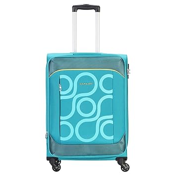 Kamiliant by American Tourister Kam Harita+ Polyester 69 cms Aqua Blue Softsided Check-in Luggage (KAM HARITA+ SP69CM TSA-AQUMRIN)