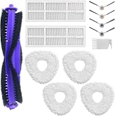 VACUSHOP Vacuum Accessories Replacement for Narwal Freo Clean Robot x1 Main Brush x4 Mop Pad x2 Filter x4 Edge Brush Set
