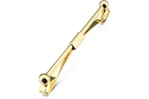 Men's Collar Tie Pin Chain Brooch Cravat Tie Clip Clasp Bar for Men Party Best Gift