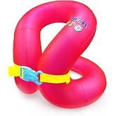 Kids Inflatable Swim Vest for 3-12 Yrs, Toddler Swim Floaties, Pool Floats | 30-50/50-90 lbs Fit|Double Surround Air Chambers|learn to swim floaties for kids|Easy Travel Storage|Pool &amp; Beach Use