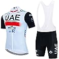 2023 World Tour Pro Team Cycling Jersey Set,Men's Breathable MTB Bike Shirt Bib Short Kits GEL Paddad