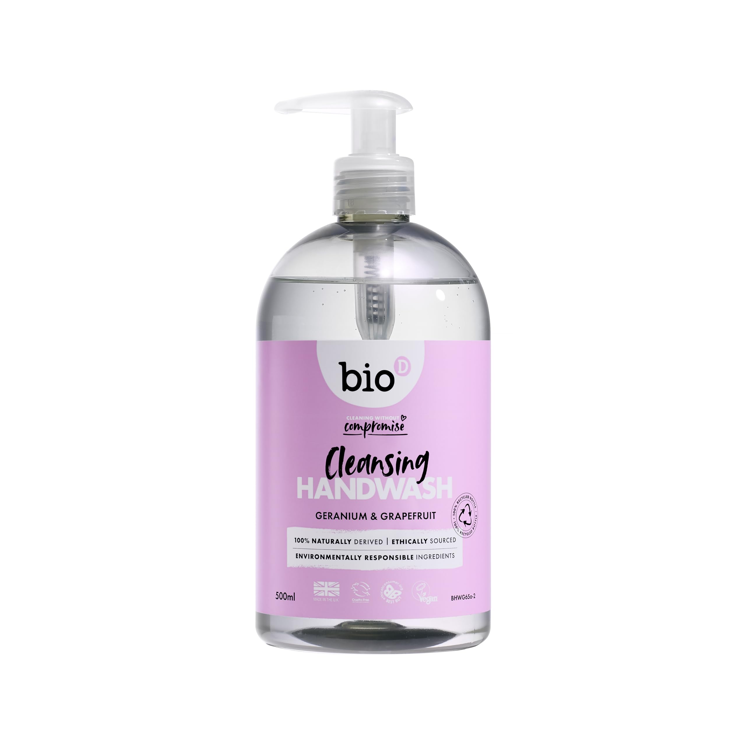 Bio-D 500 ml Geranium Hand Sanitiser