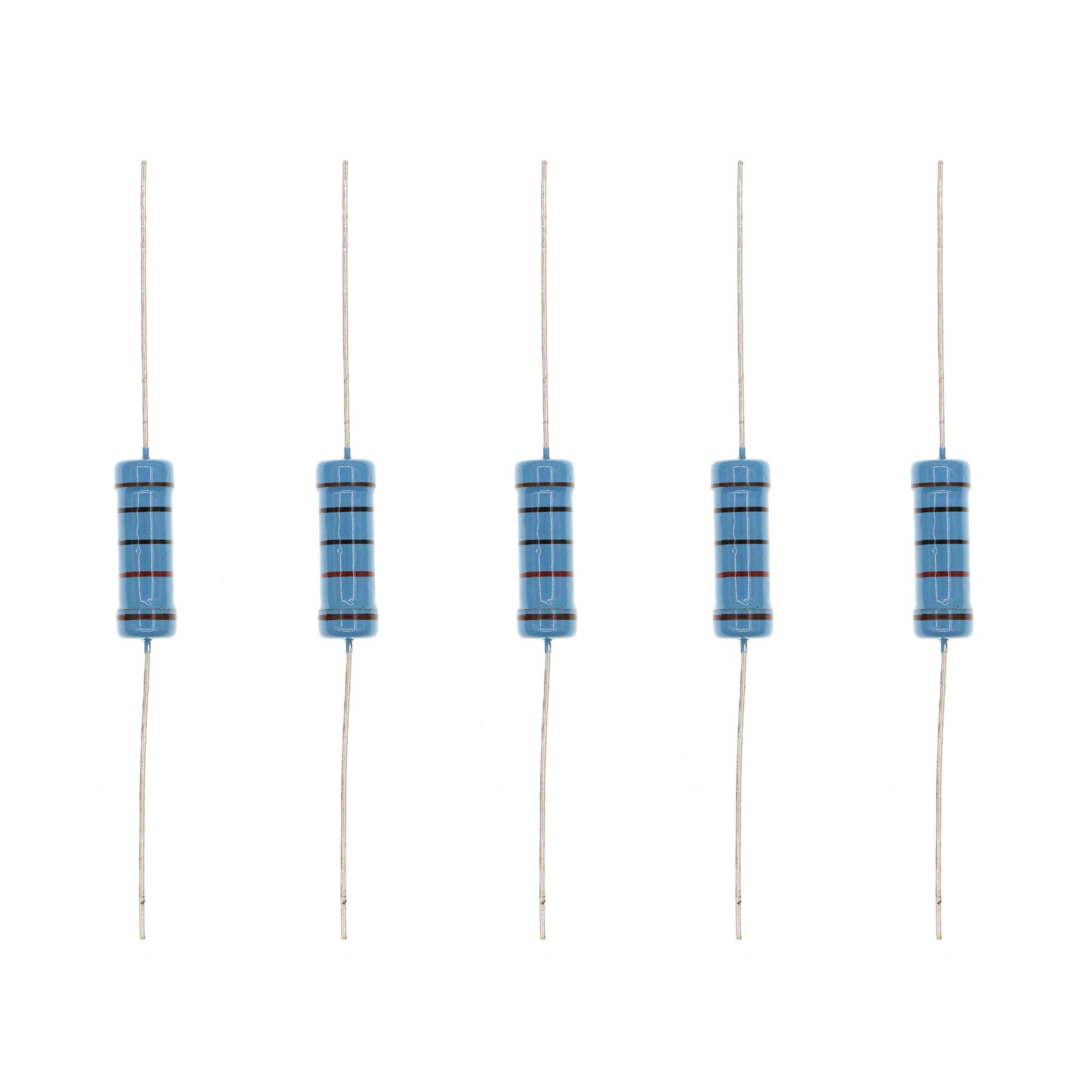 HUABAN 20PCS 3W 3 Watts 10K Ohm 1% Metal Film Resistor