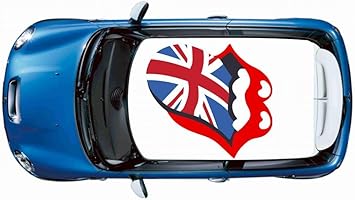 Adesivi Stickers Tetto Mini One Cooper S Lingua Uk Bandiera Inglese Union Jack Amazon It Auto E Moto