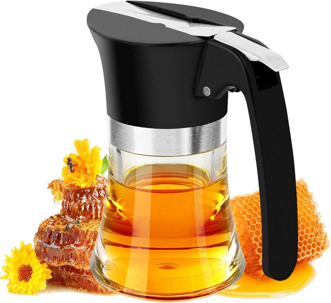 3.38 Oz Syrup Dispenser, Honey Dispenser, Oil Bottle