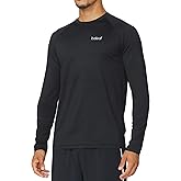 baleaf Men's Long Sleeve Running Shirts Quick Dry Workout Shirts Athletic T-Shirts Lightweight Soft Fishing Tee Tops