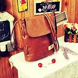 Sannysis 1PC Vogue Soft Shoulder Bag Satchel Messenger Handbag For Girls (Orange)