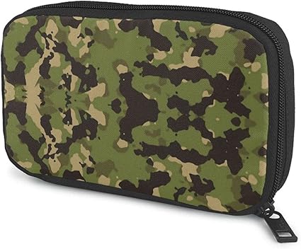 Amazon ガジェットポーチ トラベルポーチ 迷彩柄 カモフラ柄 アクセサリーケース 旅行 出張 便利グッズ 小物入れ 収納ポーチ ケーブル モバイルバッテリー 充電器 アダプター Pc周辺小物用 収納ポーチ 撥水加工 持ち運び便利 配線アクセサリー 文房具 オフィス用品