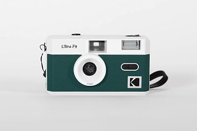 Kodak Ultra F9 35mm Film Camera Dark Night Green Focus Free Built in Flash