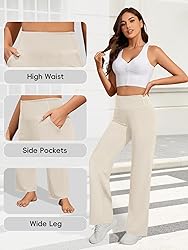 FireSwan Yoga Pants Women Wide Leg Pants High Waist