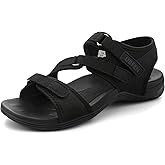 UBFEN Womens Hiking Comfortable Sport Walking Sandals Outdoor Athletic Water Sandals with Three Adjustable Straps