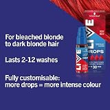 LIVE Colour Drops Fiery Red 30 ml Vegan Semi-Permanent Hair Dye Drops view 4