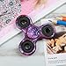 NOING Tri Fidget Hand Spinner Camouflage Multi Color 2 Side Clear Printed, EDC Focus Toy for Kids & Adults (A-Galaxy)