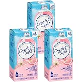 Crystal Light Pink Lemonade Drink Mix (30 Packets, 3 Boxes of 10)