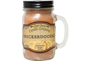 Our Own Candle Company, Snickerdoodle Scented Mason Jar Candle, 100 Hour Burn Time, 13 Ounces