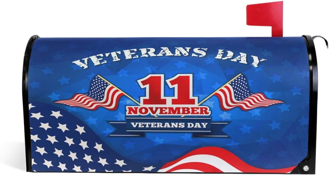 Insignia para el día de los veteranos, diseño ondulado americano