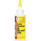 SULFUR8 Loc Twist &amp; Braid Oil 4 oz &ndash; Moisturizing Hair &amp; Scalp Oil for Locs, Twists &amp; Braids, Helps Condition, Prevent Dryness &amp; Breakage, Adds Shine &amp; Manageability for All Hair Types