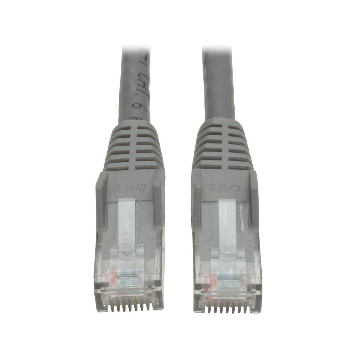 Tripp Lite Cat6 Gigabit Snagless Molded Patch Cable (RJ45 M/M) - Gray, 2-ft.(N201-002-GY)