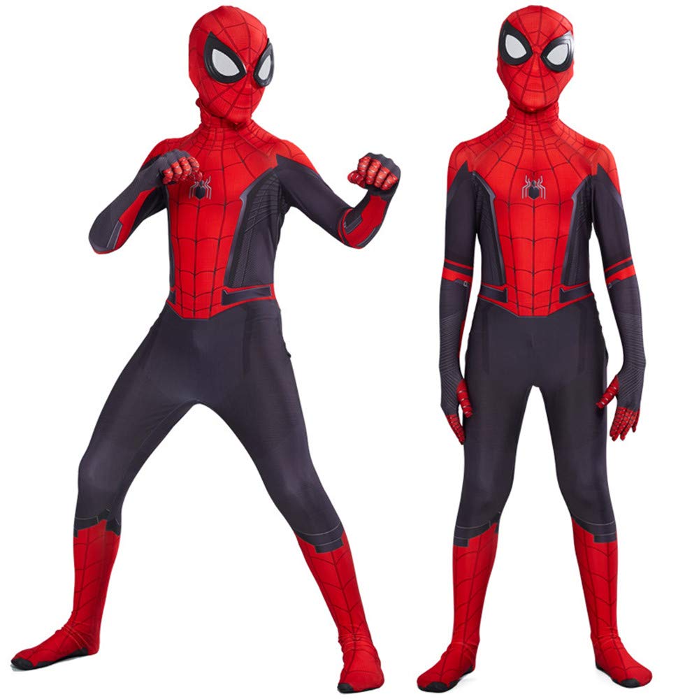 The Spiderman Superhero Kids Bodysuit Costumes Halloween Cosplay