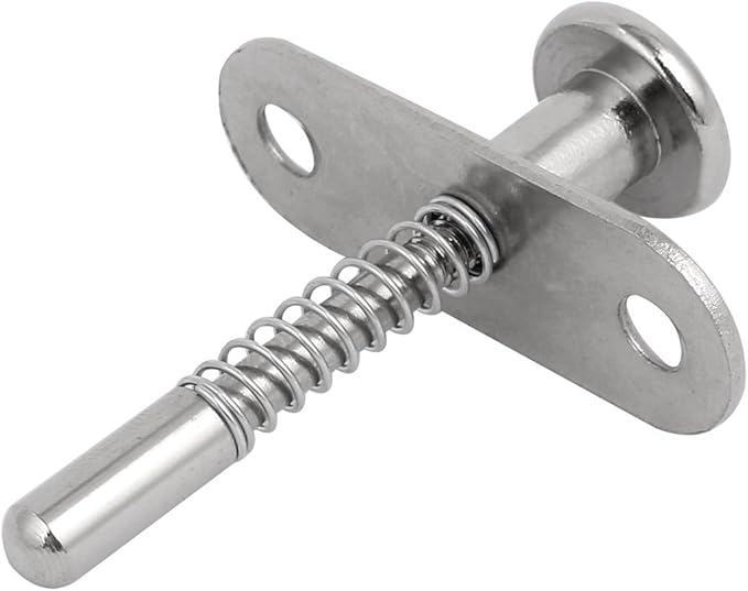 IIVVERR Crib Stainless Steel Spring Quick Release Lock Pin 5mm Dia w