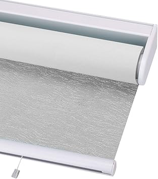 Amazon De Llhytt Verdunkelungsrollo Kuche Anti Rauch Fruhling Rollo Badezimmer Einstellbare