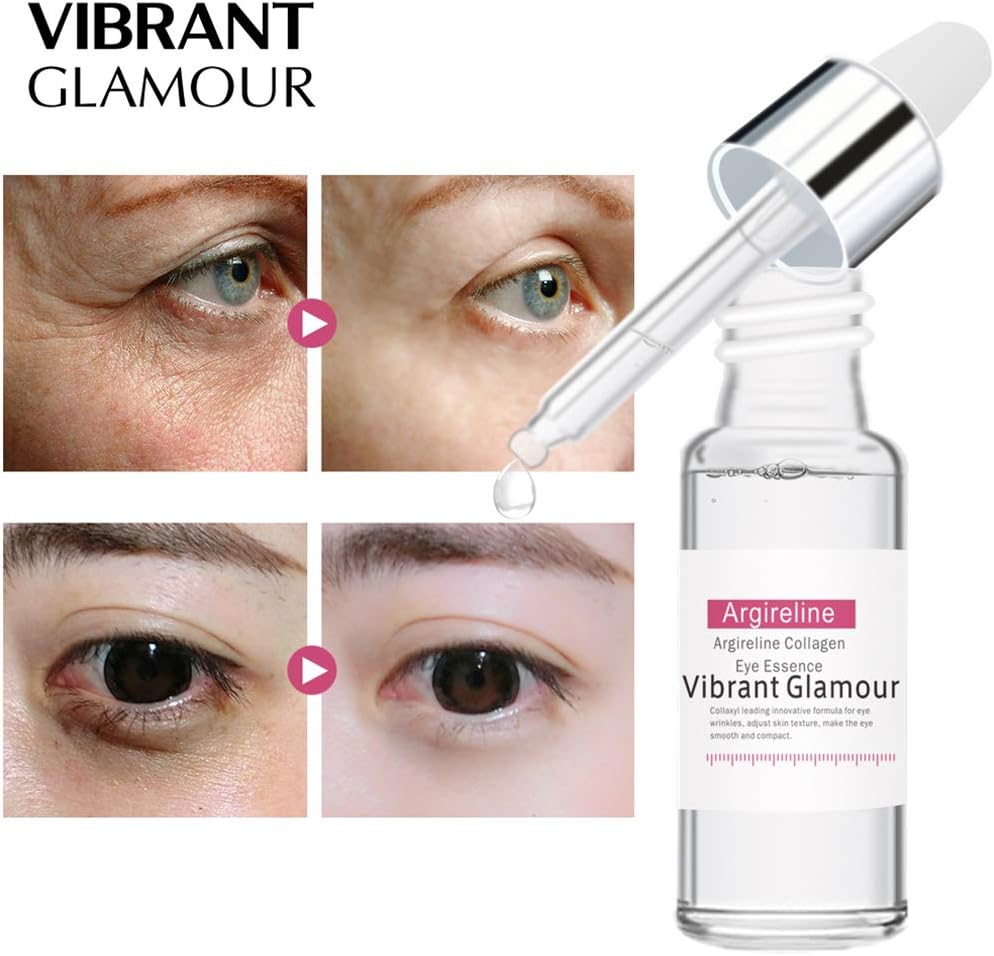 Ocamo VIBRANT GLAMOUR Argireline Collagen Peptides Face Serum Anti-Aging Wrinkle Lift Firming Whitening Moisturizing Essence