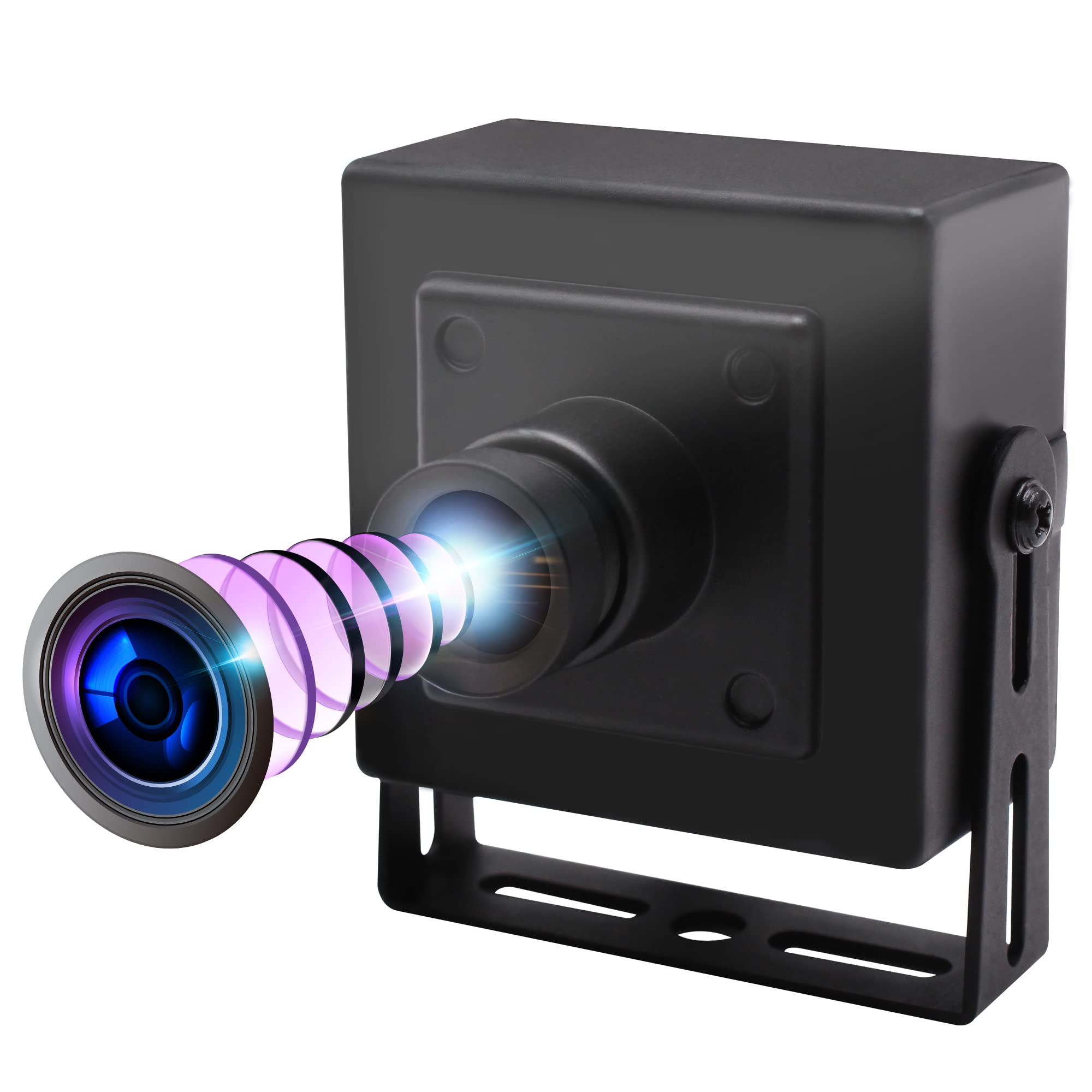ELP 2MP USB3.0 Webcam, IMX291 Sensor, 1080P@50fps, 100° Lens, Plug & Play, Windows/Android/Linux/MacOS Compatible