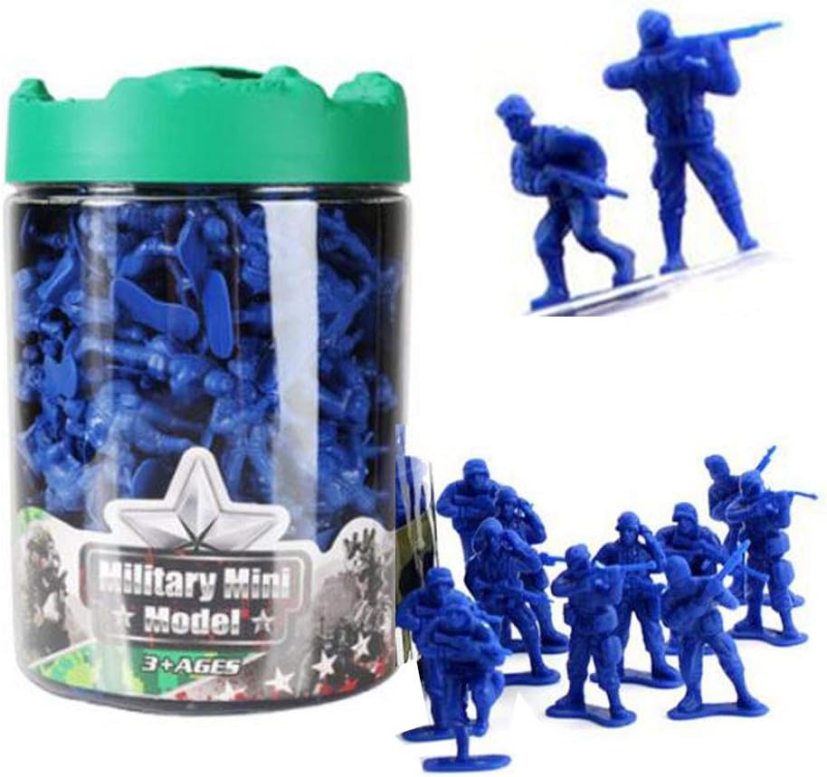 blue toy soldiers