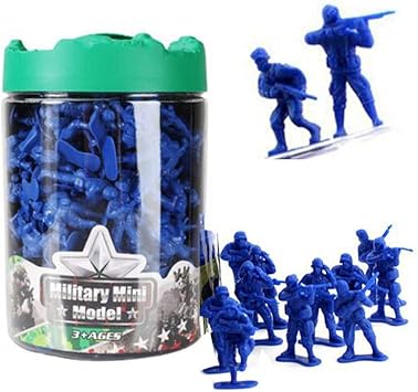 Black Temptation 120 Pcs Jouets Soldats Cadeaux Voitures Camions Tracteurs Modeles De Pistolets Jouets Soldats Bleus 1 32 Amazon Fr Jeux Et Jouets