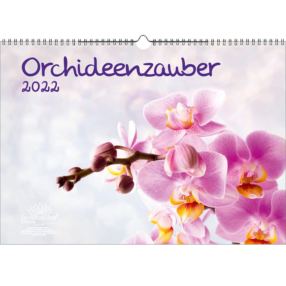 Orchid Magic DIN A3 Calendar for 2022 Orchids and Flowers - Soul Magic