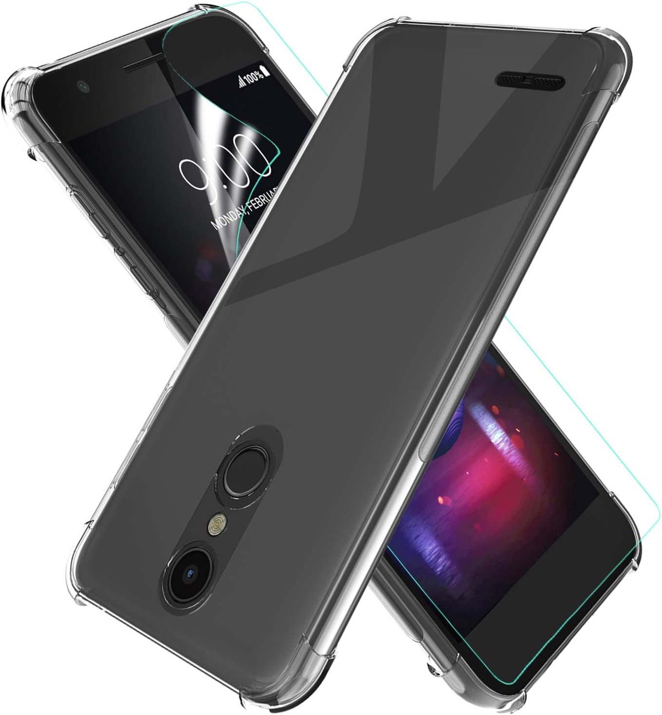 BEBEST-LG K30 Case,LG Phoenix Plus/LG Premier Pro LTE/K10 2018/CV3 Prime/LG Harmony 2 Clear Case[Anti-Scratch] Flexible Thin Cover[Shockproof Bumper] Ultra Slim Soft TPU Phone Case-Crystal Clear