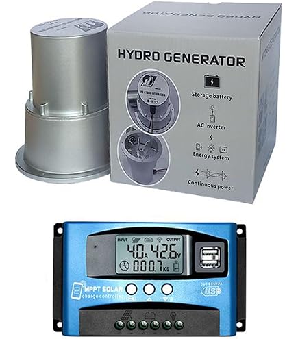 Générateur Hydroélectrique Portable 50W - Turbine à Eau Extérieur - Impact - Neuf