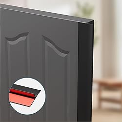 Elvone T-Shaped Door Draft Stopper, 1.97 in x 20 Ft