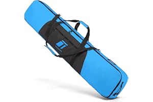 Tonesport Snowboard Bag For Air Travel - Padded Snowboard Bag - Waterproof and Fully Padded Snowboarding Travel Bag For Flying - Up to 165 CM Snowboards