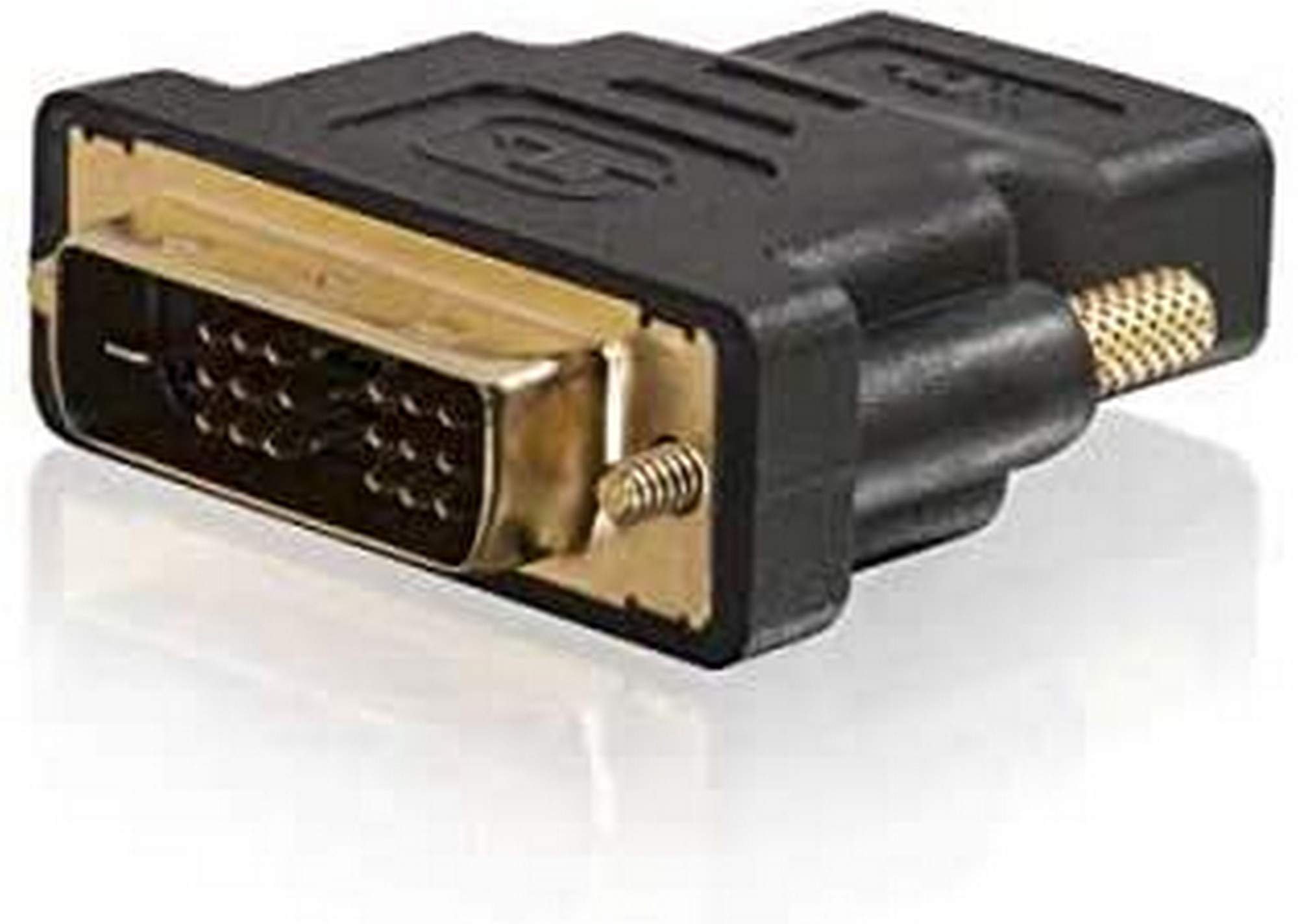C2G Velocity Inline Adapter - Video adapter - HDMI/DVI - DVI-D (M) - 19 pin HDMI (F) - black - 80347