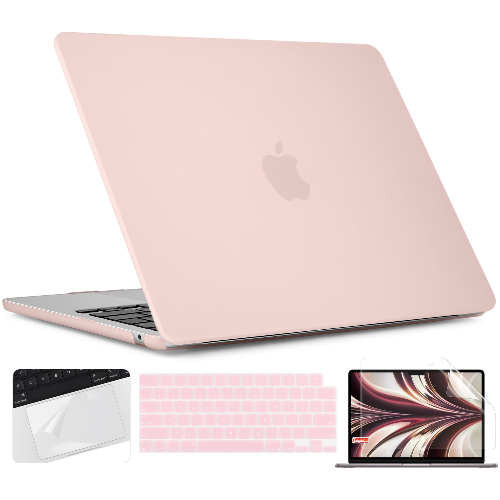 TWOLSKOO for M3 MacBook Air 13.6 Inch Case 2022