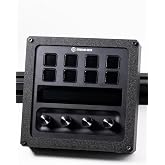 Sim Racing Rig Enclosure with Adjustable Mount for Stream Deck Plus