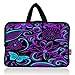 AUPET Purple Flowers Universal 6 ~ 7 inch Tablet Portable Neoprene Zipper Carrying Sleeve Case Bag