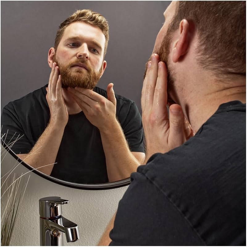 Óleo de Barba para Homens com Argan Vegetal, Jojoba, Abacate, Sementes de Macadâmia e Óleo de Amêndoas, 30ml