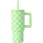 Simple Modern Kids 24 oz Tumbler with Handle and Silicone Straw Lid | Spill Proof and Leak Resistant | Reusable Stainless Steel Bottle | Gift for Kids Boys Girls | Trek Collection | Lime Checkmate