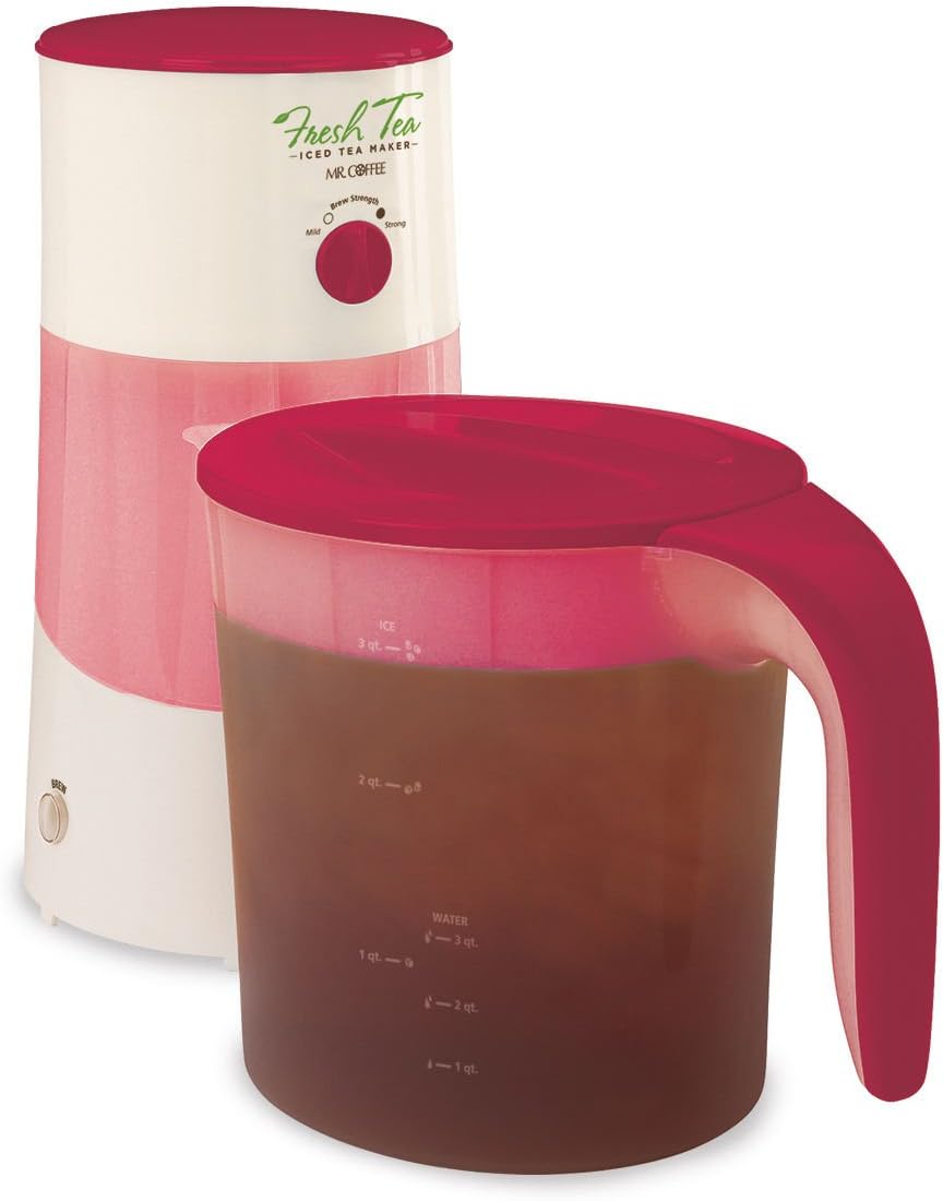 Mr. Coffee Tm70w Iced Tea Maker 3-qt. Watermelon