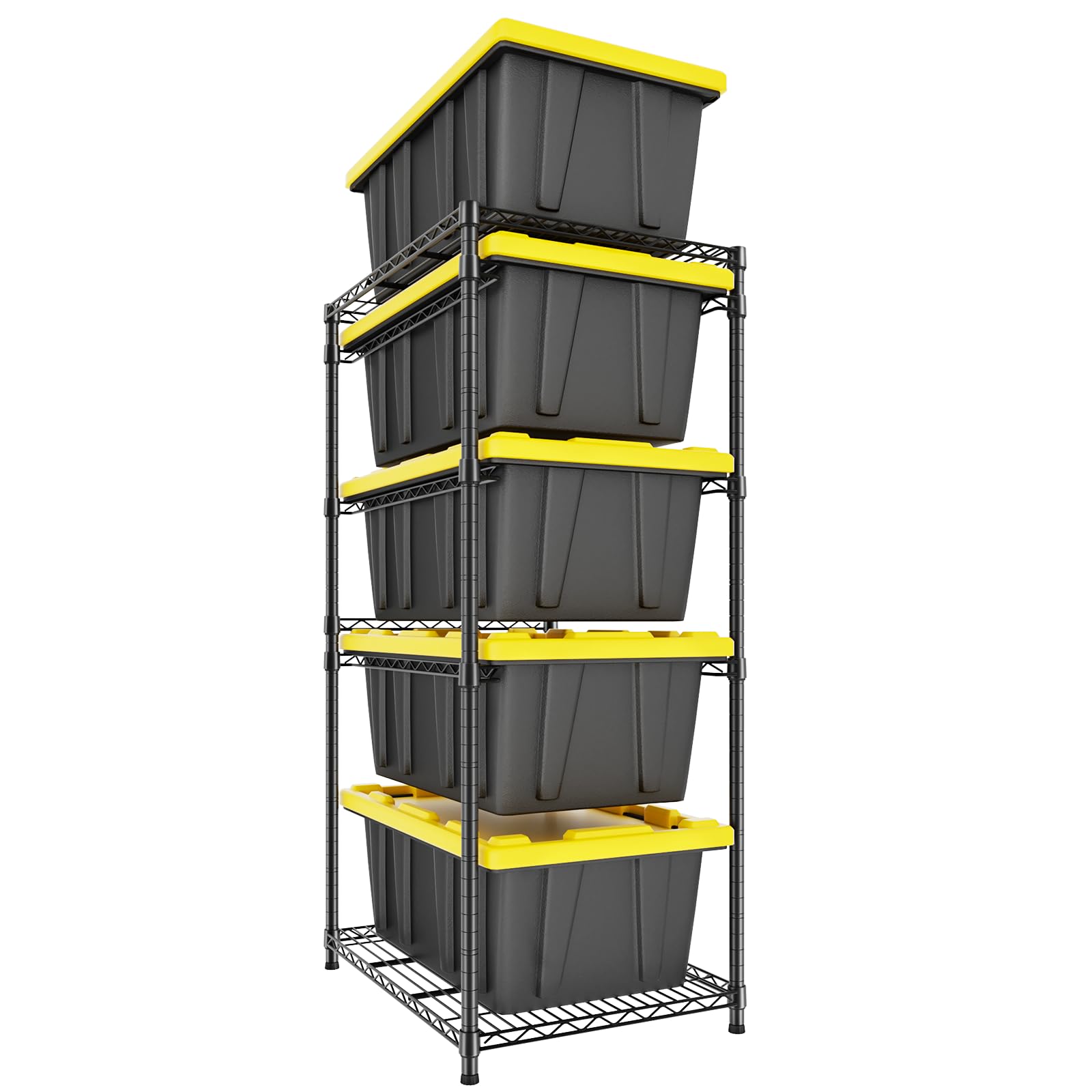 Tote Rack Steel Roxibelt T4 Heavy Duty 4-Tier Steel Tote Rack?With NSF Certified ...