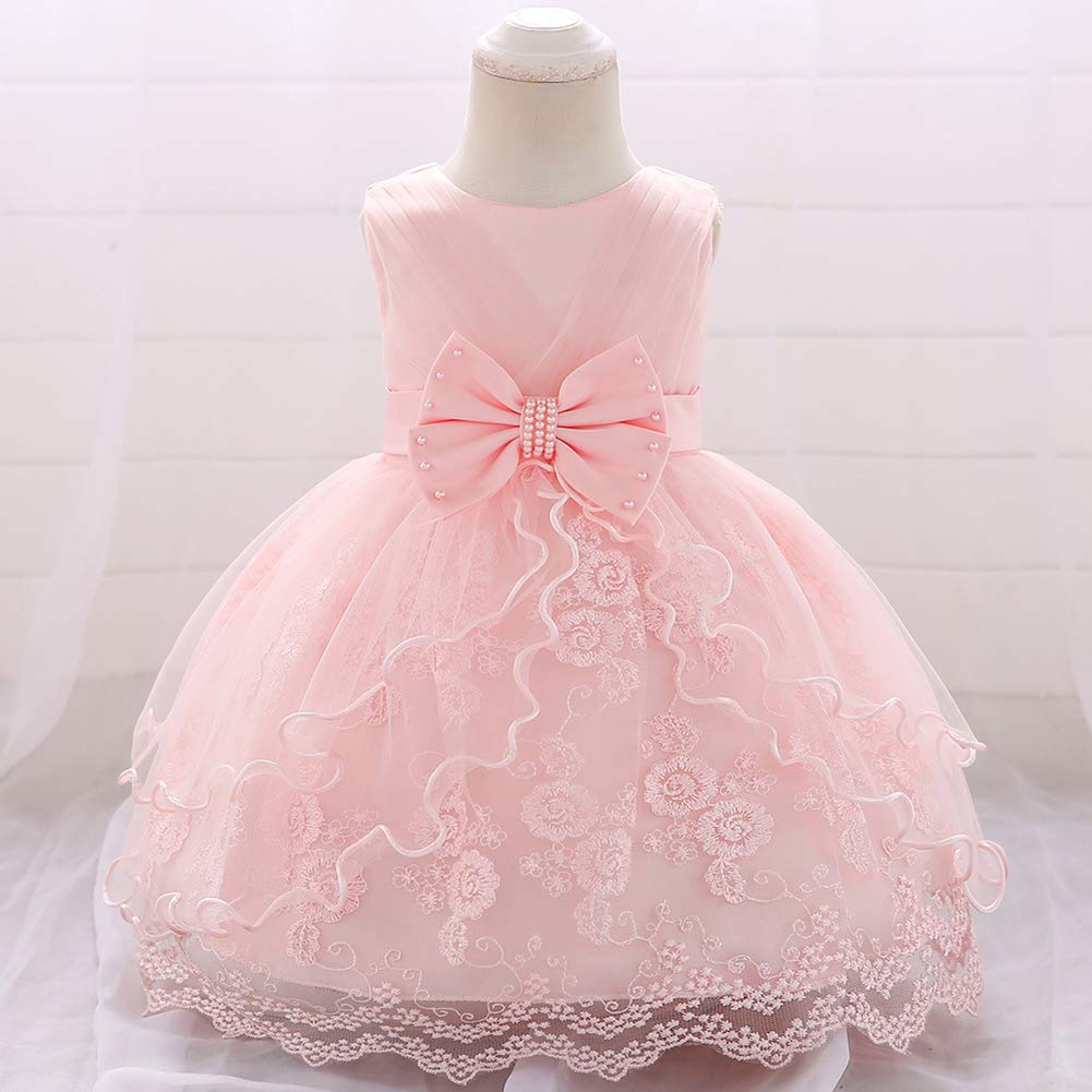 Abitini YFCH Abiti da Battesimo per Le Neonate Principessa Abito da Sposa per  Bambini Festa di Compleanno Abiti 0-2 Anni urban-earth.co.uk