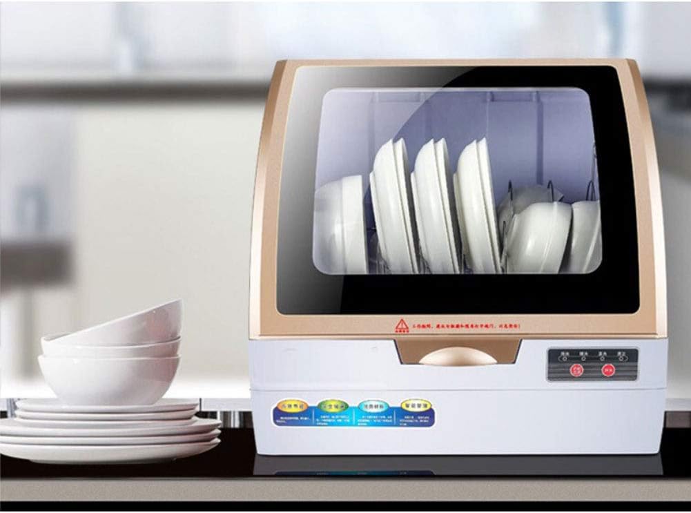 Small Dishwasher, Desktop Heating And Disinfection Spray Dishwasher Automatic Household Dishwasher