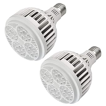 DASKOO 2-er Pack E27 PAR30 LED Strahler 25W LED Lampen 24x 3030 SMD Ersetzt 200W Halogen 3100LM Warmweiß 2800K AC 85-265V